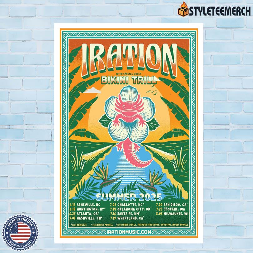 Summer Tour 2025 Iration Poster 4 Summer Tour 2025 Iration Poster