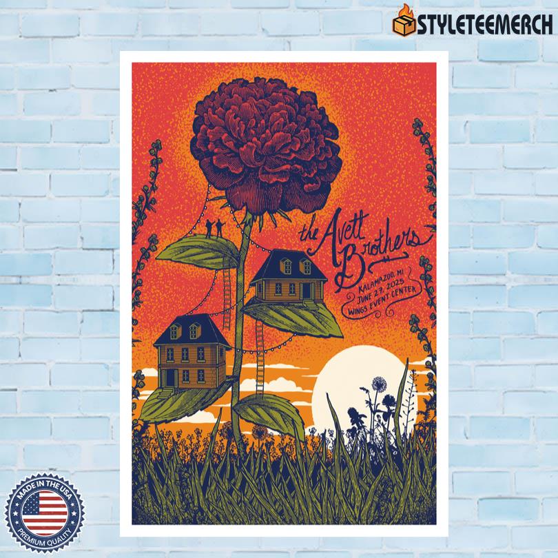 The Avett Brothers Concert Jun 27 2025 The Arena At Wings Event Center Kettering OH Poster 4 The Avett Brothers Concert Jun 27 2025 The Arena At Wings Event Center Kettering OH Poster