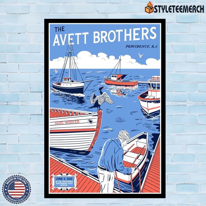 The Avett Brothers June 4 2025 Providence RI Poster 4 The Avett Brothers June 4 2025 Providence RI Poster