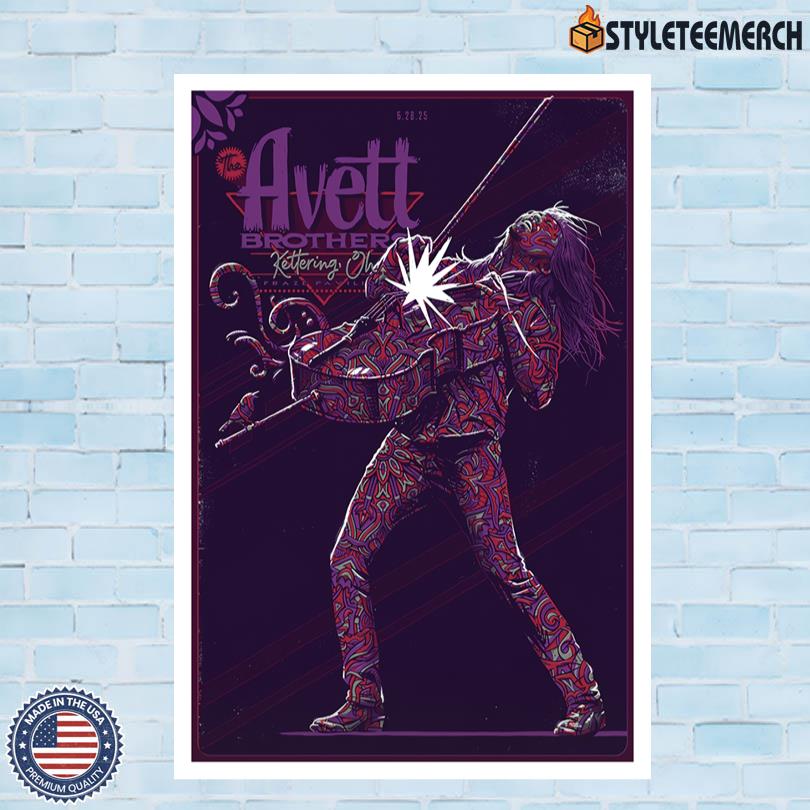 The Avett Brothers Live At Fraze Pavilion Austin June 28 2025 Poster 4 The Avett Brothers Live At Fraze Pavilion Austin June 28 2025 Poster