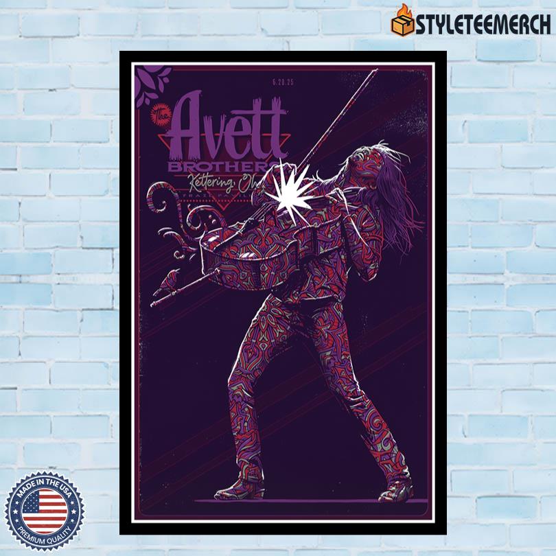 The Avett Brothers Poster June 28 2025 Austin TX 4 The Avett Brothers Poster June 28 2025 Austin TX