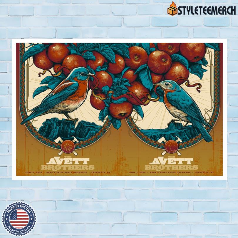 The Avett Brothers Tour 2025 Lafayette, New York Poster 4 The Avett Brothers Tour 2025 Lafayette, New York Poster