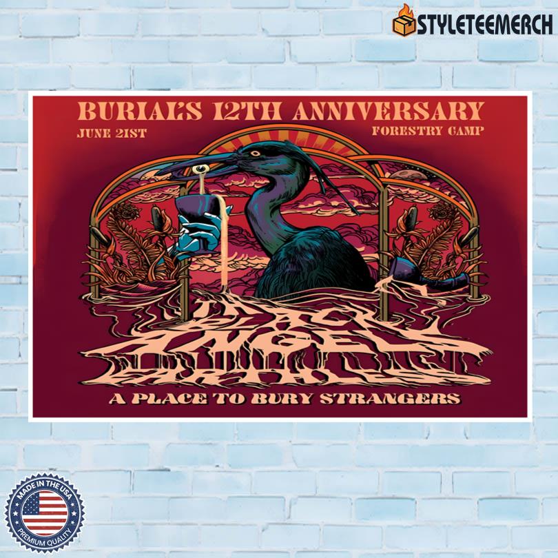 The Black Angel June 21 2025 Burial Beer Co Forestry Camp Asheville Concert Poster 4 The Black Angel June 21 2025 Burial Beer Co Forestry Camp Asheville Concert Poster