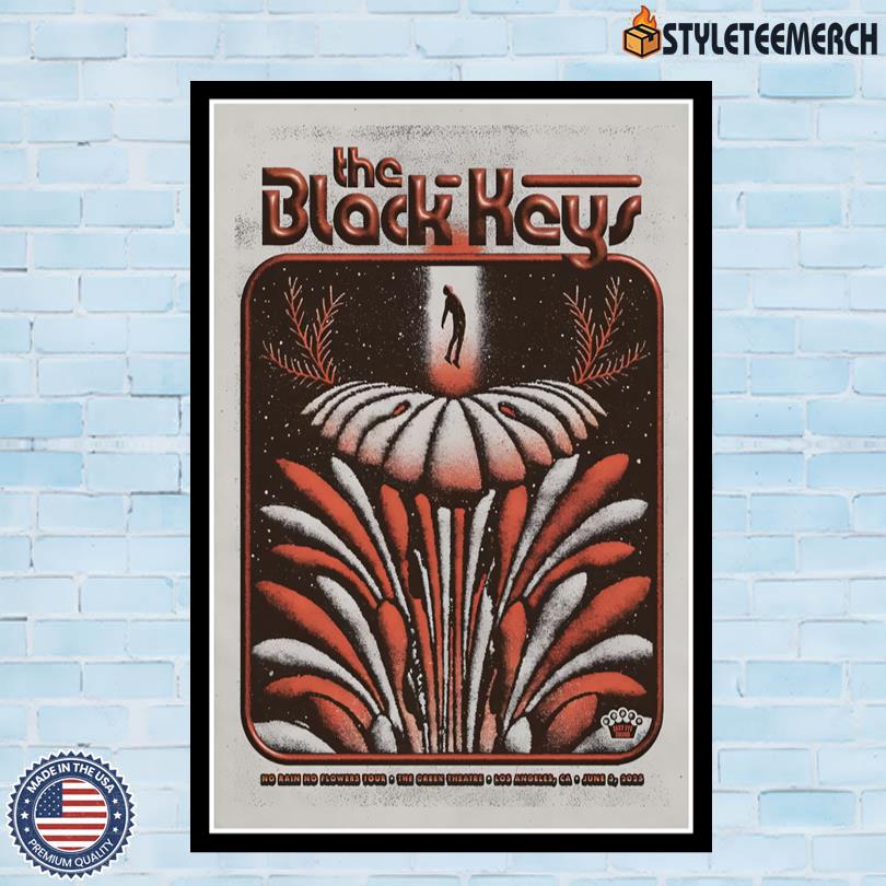 The Black Keys Jun 3 2025 Tour Greek Theatre Los Angeles CA Poster 4 The Black Keys Jun 3 2025 Tour Greek Theatre Los Angeles CA Poster