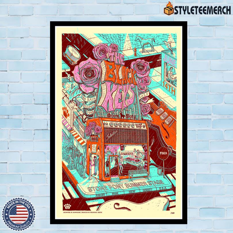 The Black Keys June 14 2025 Stone Pony Summer Stage Asbury Park, NJ Poster 4 The Black Keys June 14 2025 Stone Pony Summer Stage Asbury Park, NJ Poster