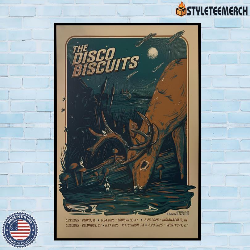 The Dissco Biscuits June Tour 2025 Poster 4 The Dissco Biscuits June Tour 2025 Poster
