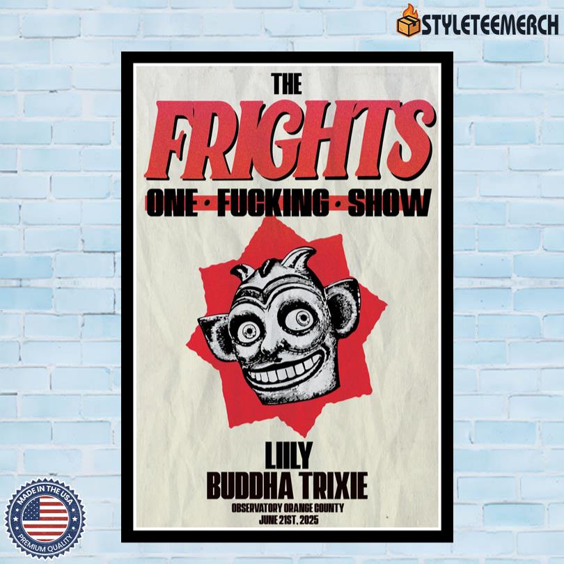 The Frights Tour 2025 Santa Ana CA Poster 4 The Frights Tour 2025 Santa Ana CA Poster