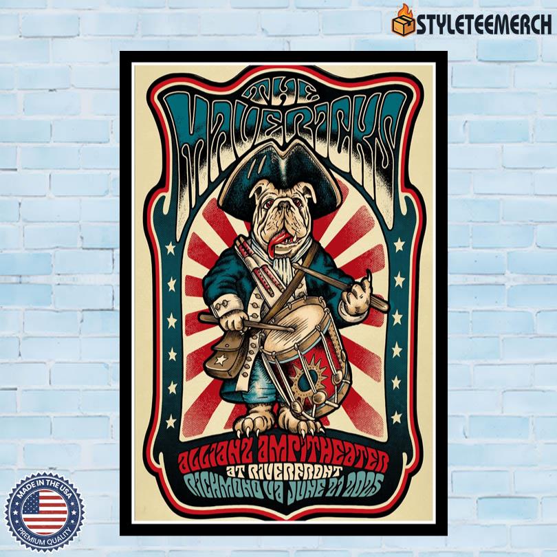 The Mavericks Concert At Allianz Amphitheater Richmond June 21 2025 Poster 4 The Mavericks Concert At Allianz Amphitheater Richmond June 21 2025 Poster