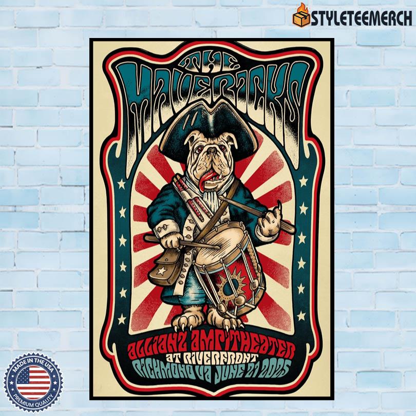 The Mavericks Event Richmond, VA June 21 2025 Merch Poster 4 The Mavericks Event Richmond, VA June 21 2025 Merch Poster