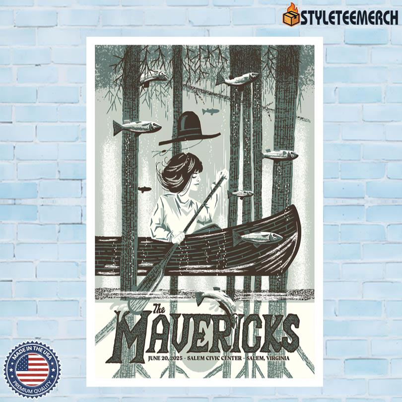 The Mavericks June 20 2025 Salem Civic Center Salem, VA Official Poster 4 The Mavericks June 20 2025 Salem Civic Center Salem, VA Official Poster