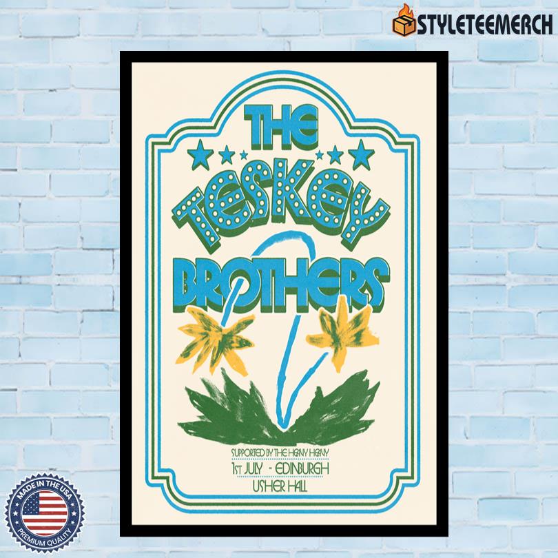 The Teskey Brothers Edinburgh Scotland July 1 2025 Event Poster 4 The Teskey Brothers Edinburgh Scotland July 1 2025 Event Poster