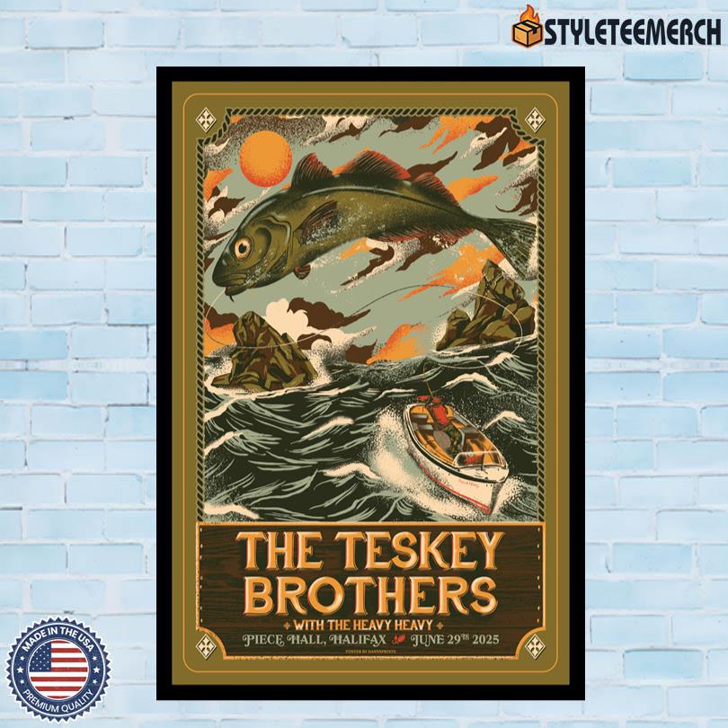 The Teskey Brothers Halifax UK June 29 2025 Concert Poster 4 The Teskey Brothers Halifax UK June 29 2025 Concert Poster