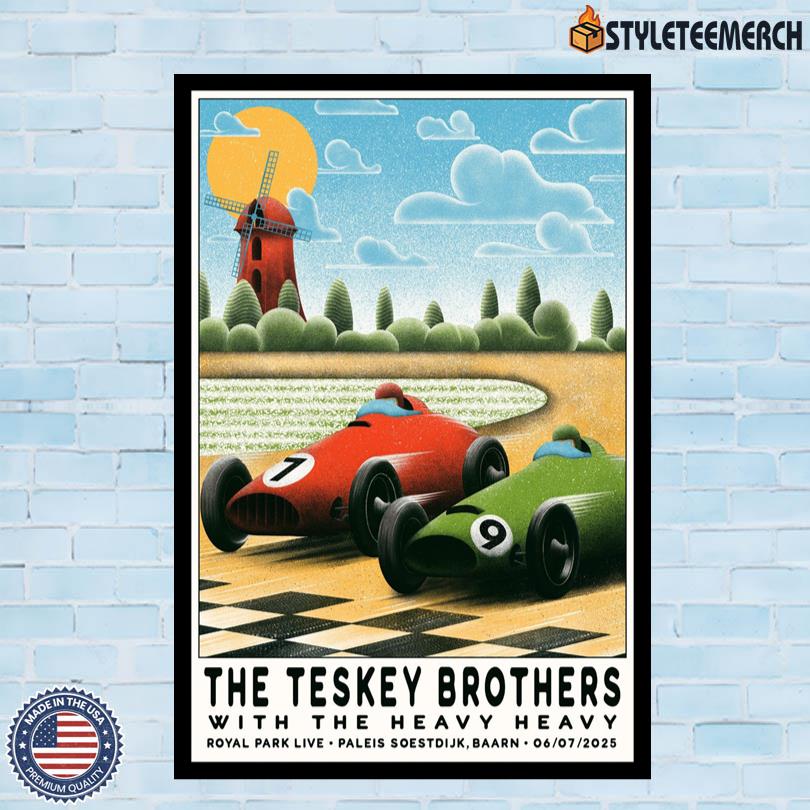 The Teskey Brothers Paleis Soestdijk Royal Park Live 6 Jul 2025 Poster 4 The Teskey Brothers Paleis Soestdijk Royal Park Live 6 Jul 2025 Poster