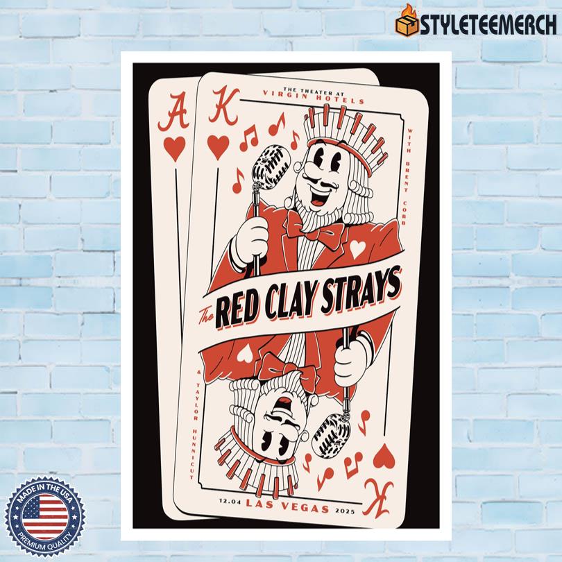 The Theater At Virgin Hotels Las Vegas 2025 Red Clay Strays Poster 4 The Theater At Virgin Hotels Las Vegas 2025 Red Clay Strays Poster