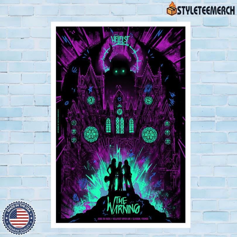 The Warning Event Clisson France June 20 2025 Poster Print