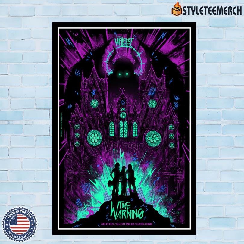 The Warning Merch Clisson France Jun 20 2025 Event Poster 4 The Warning Merch Clisson France Jun 20 2025 Event Poster