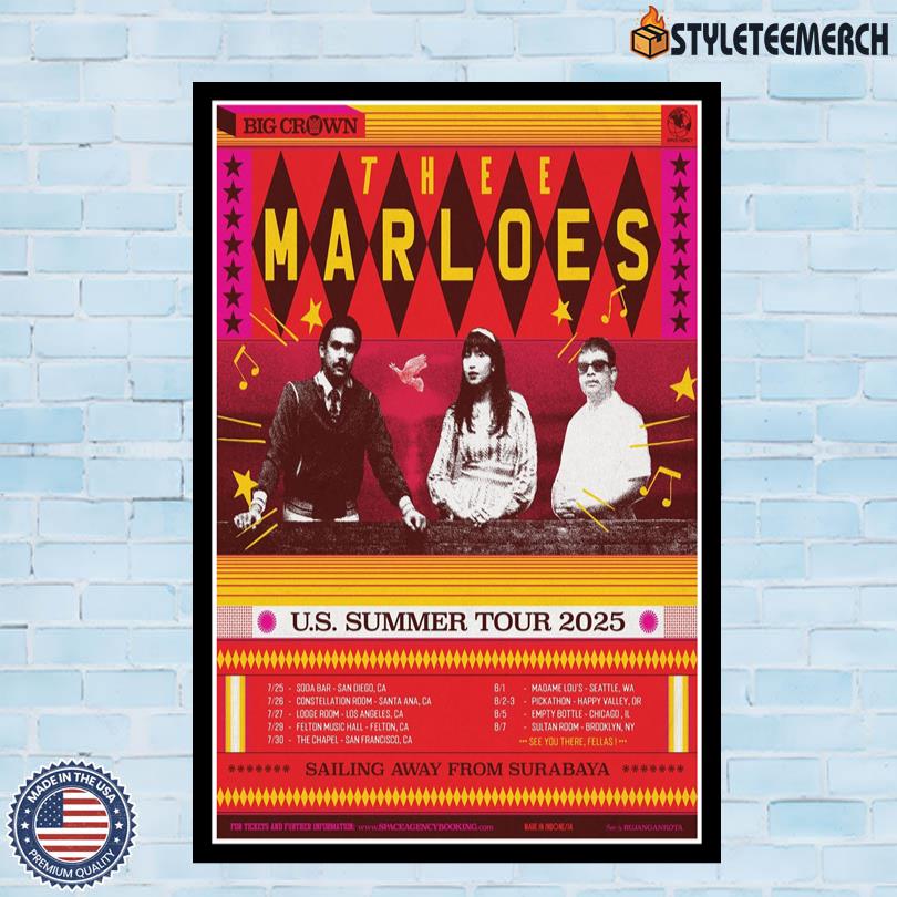Thee Marloes Poster US Summer 2025 4 Thee Marloes Poster US Summer 2025