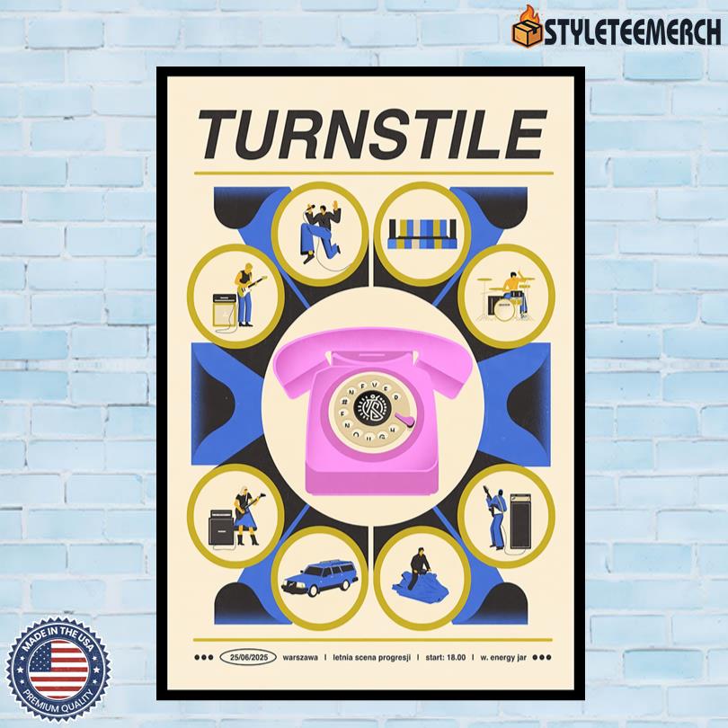 Turnstile Warsaw Poland Poster 4 Turnstile Warsaw Poland Poster