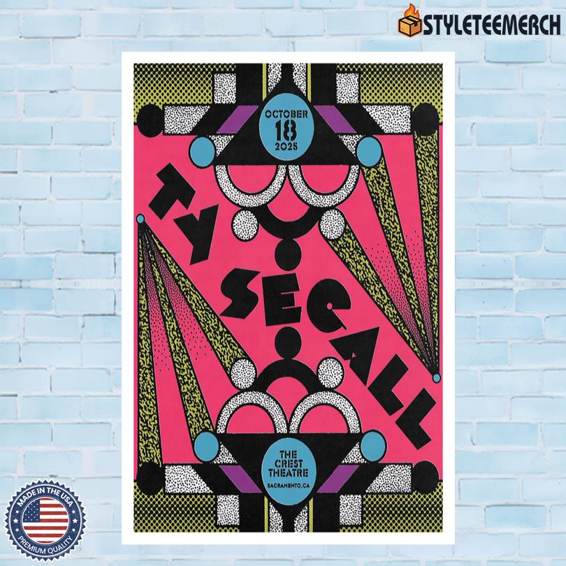 Ty Segall Sacramento CA October 18 2025 Show Poster 4 Ty Segall Sacramento CA October 18 2025 Show Poster
