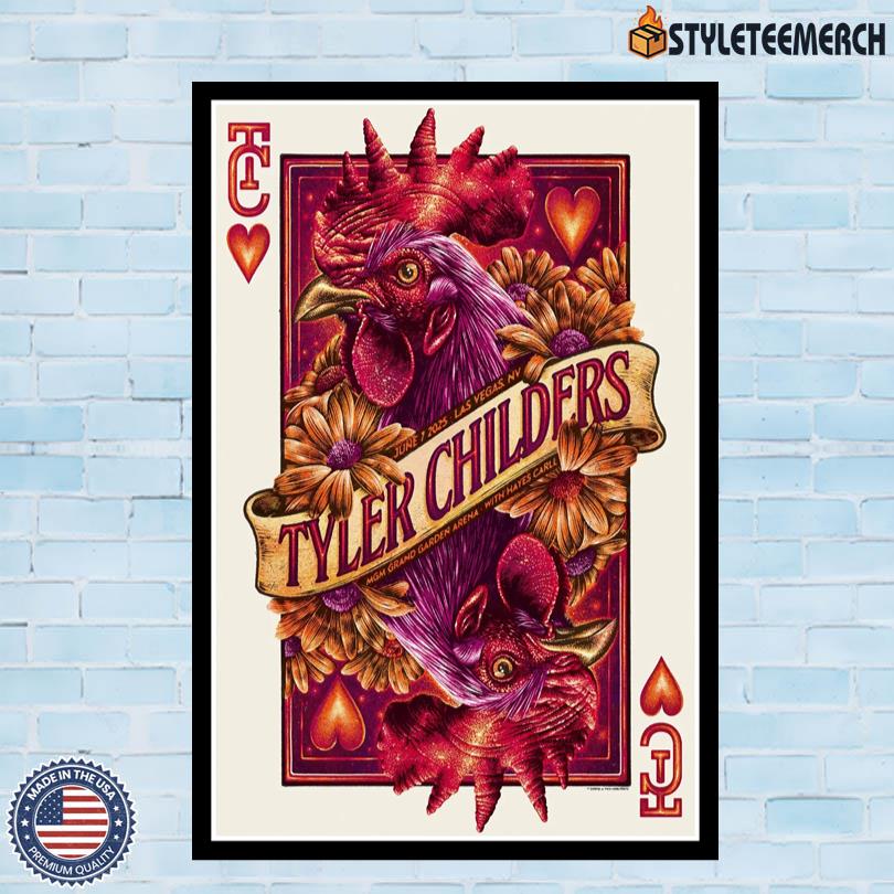 Tyler Childers Las Vegas June 7 2025 Poster 4 Tyler Childers Las Vegas June 7 2025 Poster