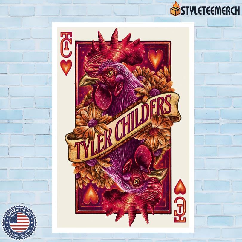 Tyler Childers Las Vegas NV Tour 2025 Poster 4 Tyler Childers Las Vegas NV Tour 2025 Poster