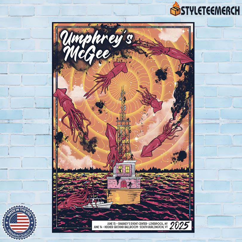 Umphreys McGee June 13-14 Events 2025 Poster 10 Umphreys McGee June 13-14 Events 2025 Poster