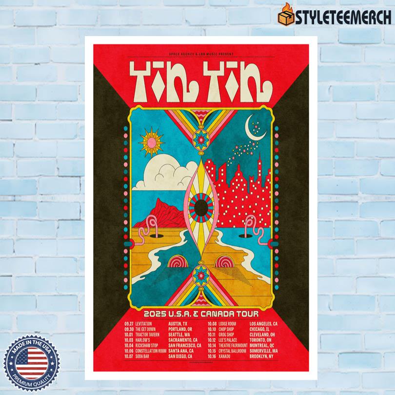 USA & Canada Tour 2025 Yin Yin Band Poster 4 USA & Canada Tour 2025 Yin Yin Band Poster