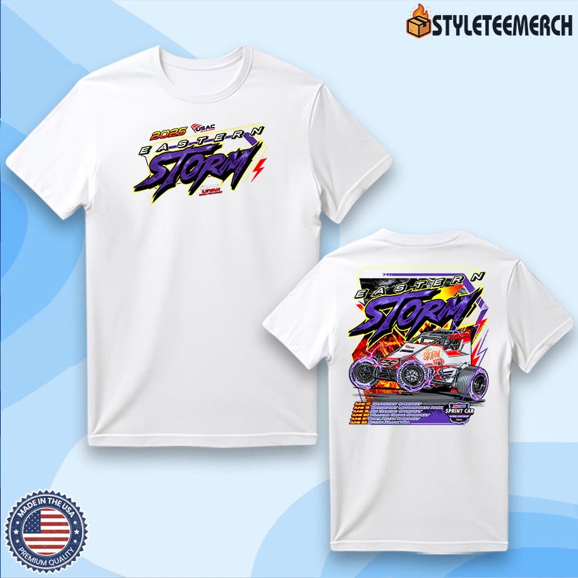 USAC Racing Eastern Storm 2025 T-Shirt 3 USAC Racing Eastern Storm 2025 T-Shirt