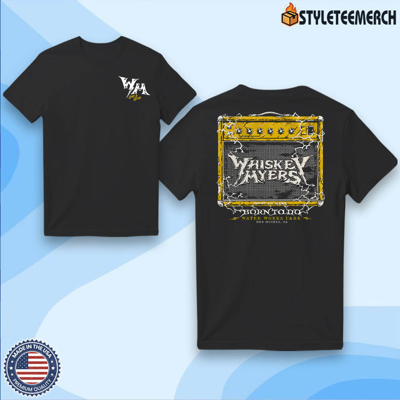 Whiskey Myers Water Works Park June 6 2025 Tee 4 Whiskey Myers Water Works Park June 6 2025 Tee
