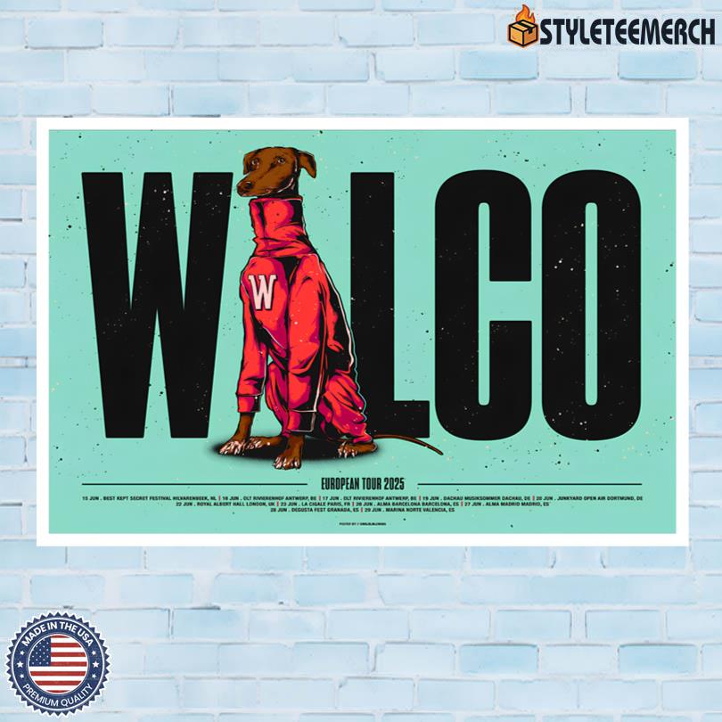 Wilco Poster Europe 2025 3 Wilco Poster Europe 2025