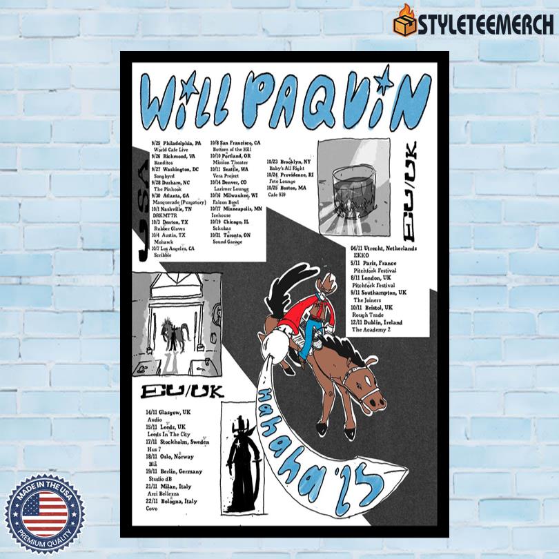 Will Paquin EU UK Tour 2025 Poster 4 Will Paquin EU UK Tour 2025 Poster