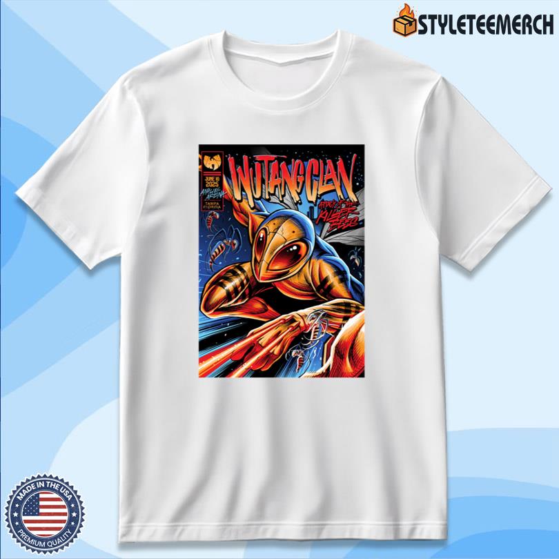Wu-Tang Clan Amalie Arena Tampa Tour T-Shirt 2025 4 Wu-Tang Clan Amalie Arena Tampa Tour T-Shirt 2025