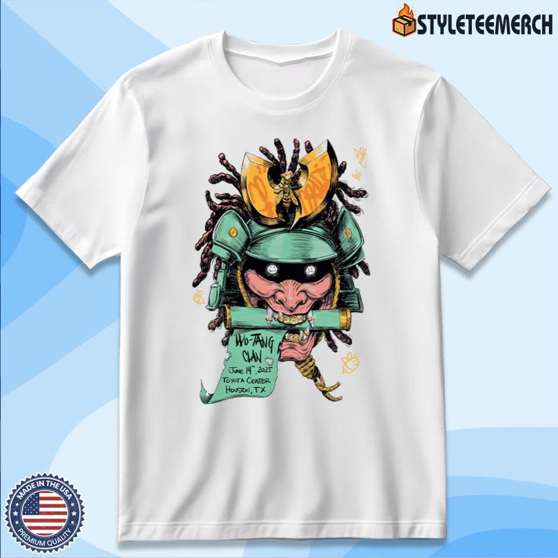 Wu-Tang Clan In Houston, TX June 14 2025 Tour T-Shirt 4 Wu-Tang Clan In Houston, TX June 14 2025 Tour T-Shirt