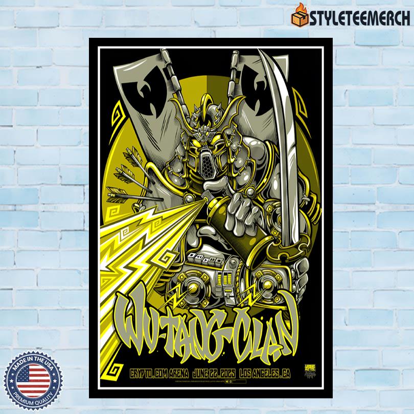 Wu Tang Clan Los Angeles CA Poster 4 Wu Tang Clan Los Angeles CA Poster