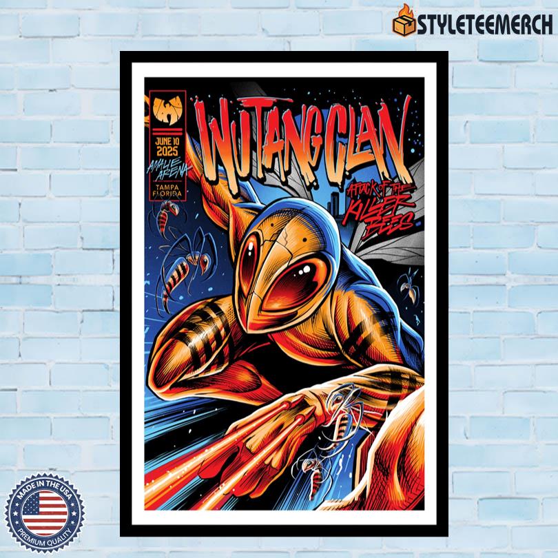 Wu-Tang Clan The Final Chamber Concert Poster June 10 2025 Tampa 4 Wu-Tang Clan The Final Chamber Concert Poster June 10 2025 Tampa