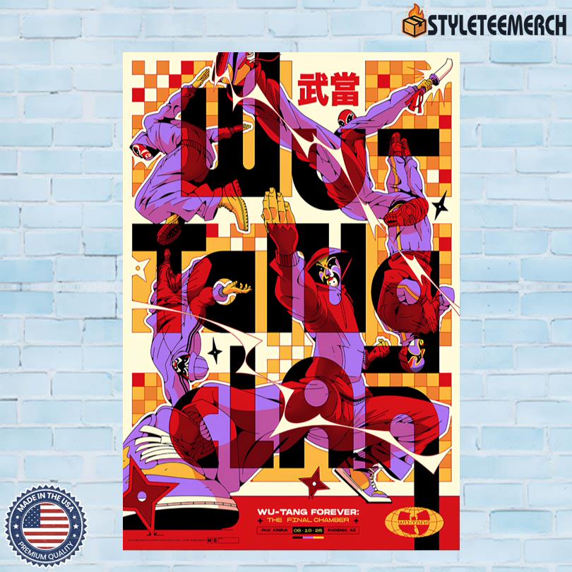 Wu-Tang Clan Tour 2025 PHX Arena Phoenix, AZ Poster 4 Wu-Tang Clan Tour 2025 PHX Arena Phoenix, AZ Poster