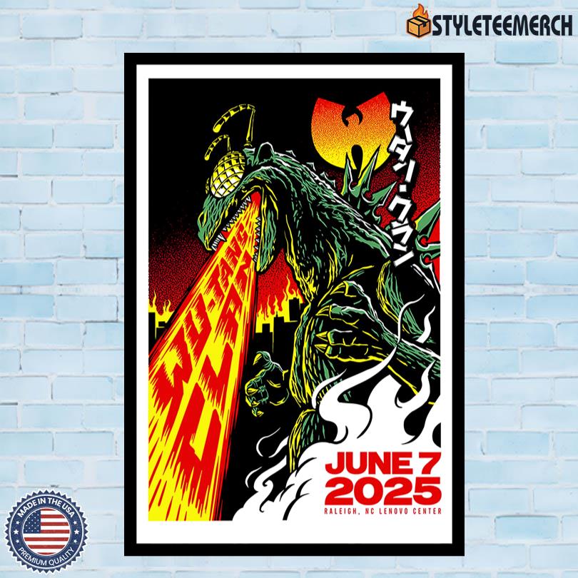 Wu-Tang Forever The Final Chamber Jun 07 2025 Lenovo Center Raleigh NC Poster