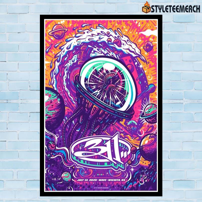311 Poster From Wichita Summer Concert 10 311 Poster From Wichita Summer Concert