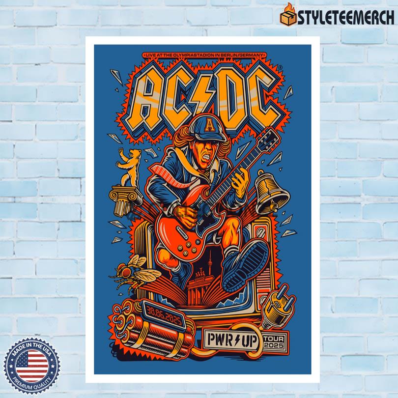 AC DC Berlin, Germany Jun 30 2025 Concert Poster 10 AC DC Berlin, Germany Jun 30 2025 Concert Poster