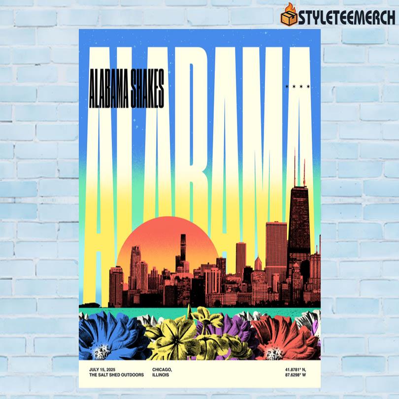 Alabama Shakes Concert Poster 2025 10 Alabama Shakes Concert Poster 2025