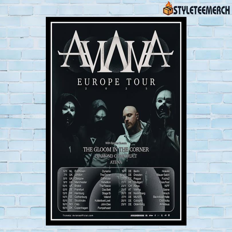 Aviana European Tour 2025 Poster 10 Aviana European Tour 2025 Poster