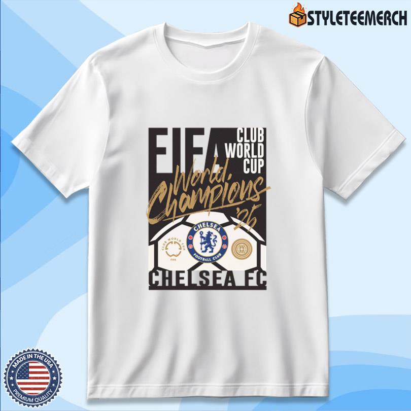 Chelsea Sportiqe Unisex 2025 FIFA Club World Cup Champions T-Shirt 10 Chelsea Sportiqe Unisex 2025 FIFA Club World Cup Champions T-Shirt