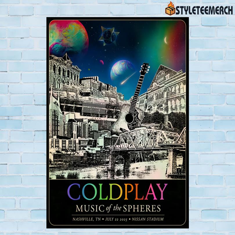 Coldplay Official Tour Poster 10 Coldplay Official Tour Poster