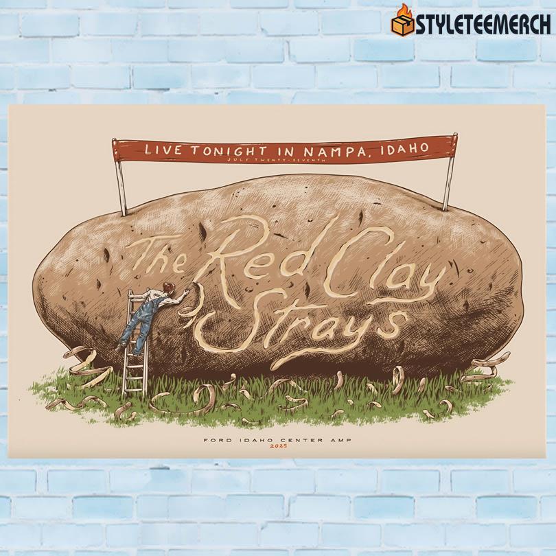 Collectible Music Poster Red Clay Strays 10 Collectible Music Poster Red Clay Strays