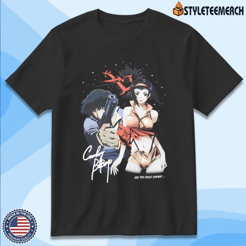 Cowboy Bebop Spike & Faye Tee Merch 10 Cowboy Bebop Spike & Faye Tee Merch