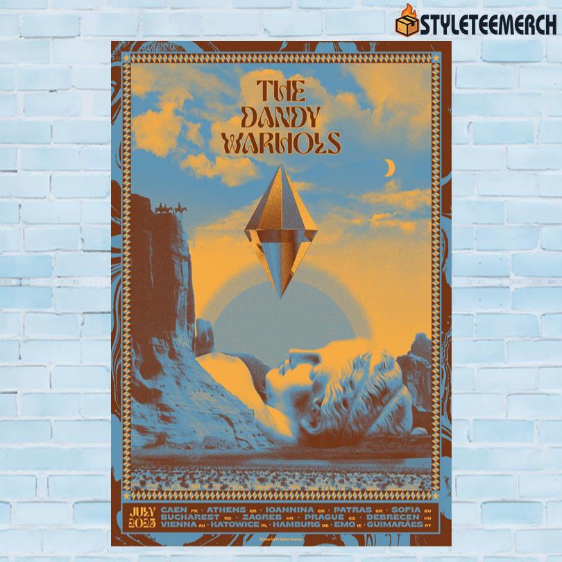 Dandy Warhols European Tour Wall Art 2025 10 Dandy Warhols European Tour Wall Art 2025