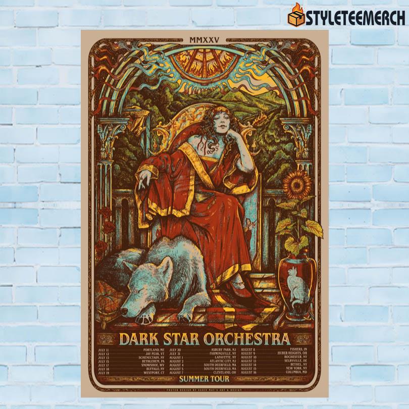 Dark Star Orchestra Summer Tour 2025 Poster