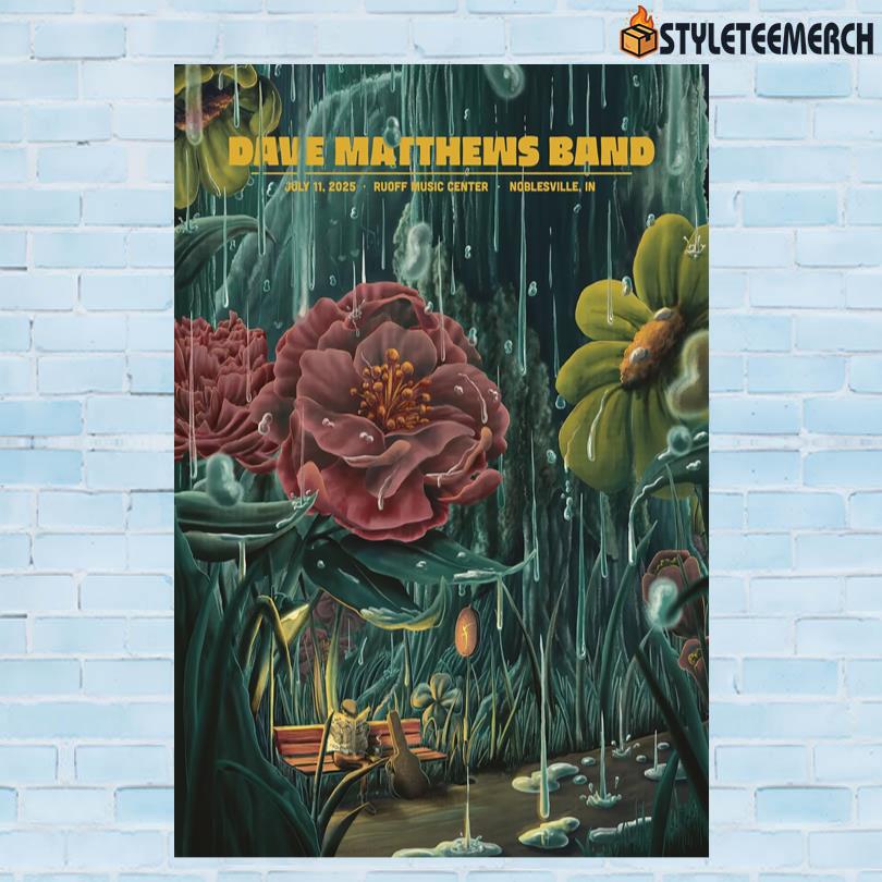 Dave Matthews Band 2025 Show Poster 10 Dave Matthews Band 2025 Show Poster