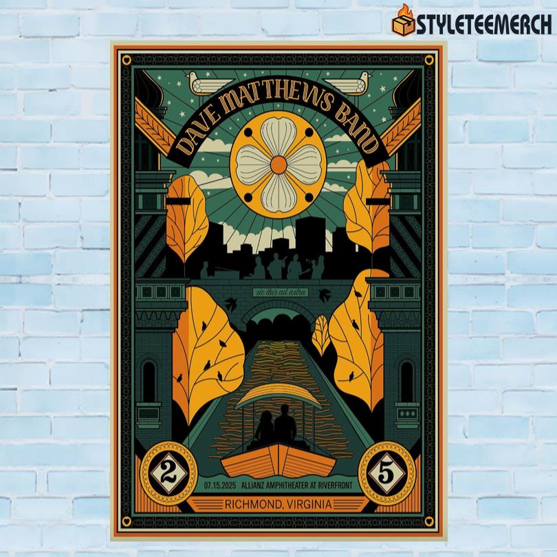 Dave Matthews Band Richmond VA Poster 10 Dave Matthews Band Richmond VA Poster