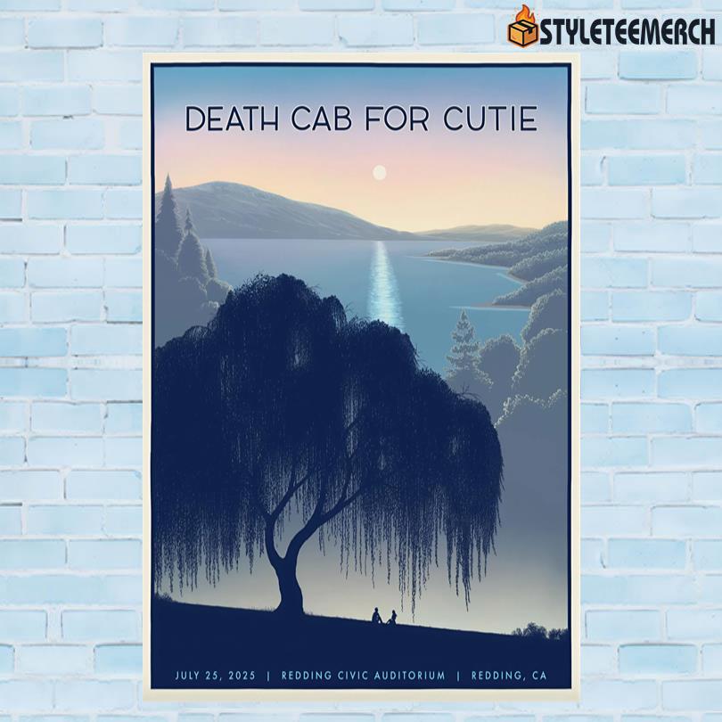 Death Cab For Cutie 2025 Tour Show Poster 10 Death Cab For Cutie 2025 Tour Show Poster